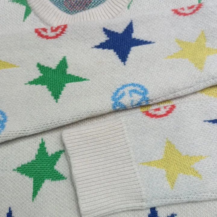 Gucci Gucci Star Print Wool Sweater for Men Size US S / EU 44-46 / 1 - 12 Thumbnail