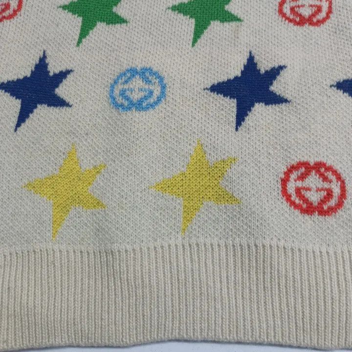 Gucci Gucci Star Print Wool Sweater for Men Size US S / EU 44-46 / 1 - 10 Thumbnail