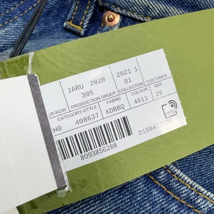Gucci Gucci Blue Tapered Denim Pants Size US 29 - 4 Thumbnail