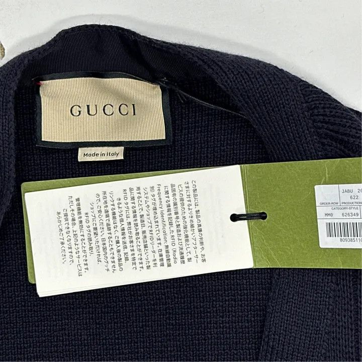 Gucci Gucci Wool Blend Cardigan for Men in Black Size US M / EU 48-50 / 2 - 6 Thumbnail