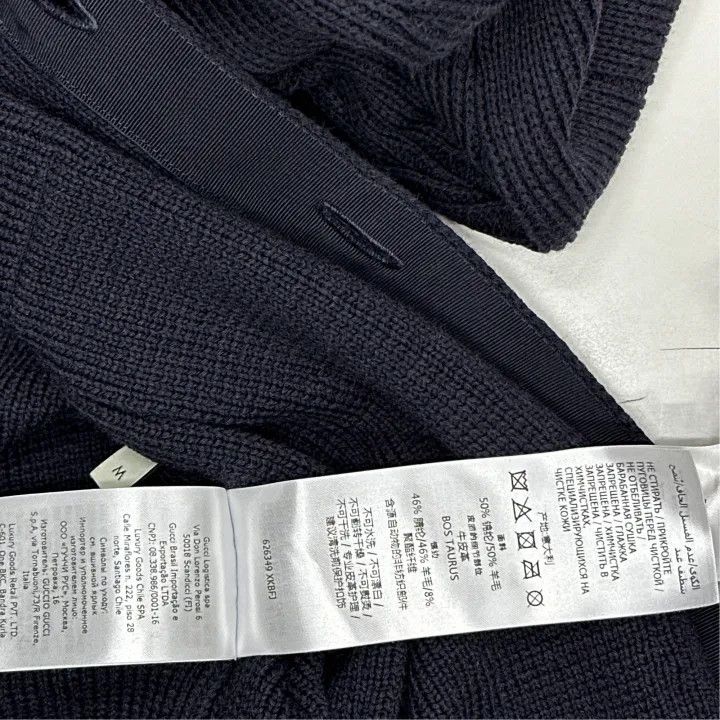 Gucci Gucci Wool Blend Cardigan for Men in Black Size US M / EU 48-50 / 2 - 3 Thumbnail