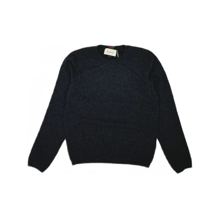 Gucci Gucci Stylish Round Neck Gray Sweater Size US XL / EU 56 / 4 - 2 Thumbnail