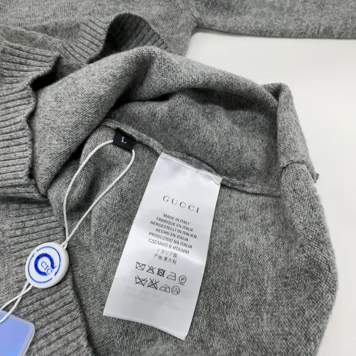 Gucci Gucci Gray Long Sleeve Sweater for Men Size US L / EU 52-54 / 3 - 6 Thumbnail