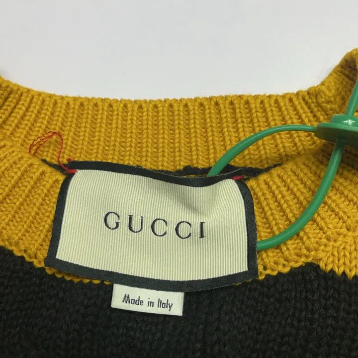 Gucci Gucci Striped Embroidered Knit Sweater Size US XS / EU 42 / 0 - 2 Thumbnail