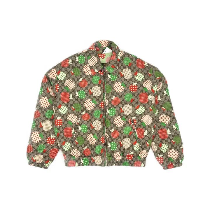Gucci Gucci FW21 Apple Pattern Silk Jacket Size US L / EU 52-54 / 3 - 2 Thumbnail