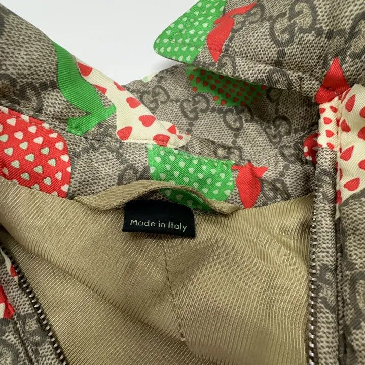 Gucci Gucci FW21 Apple Pattern Silk Jacket Size US L / EU 52-54 / 3 - 5 Thumbnail