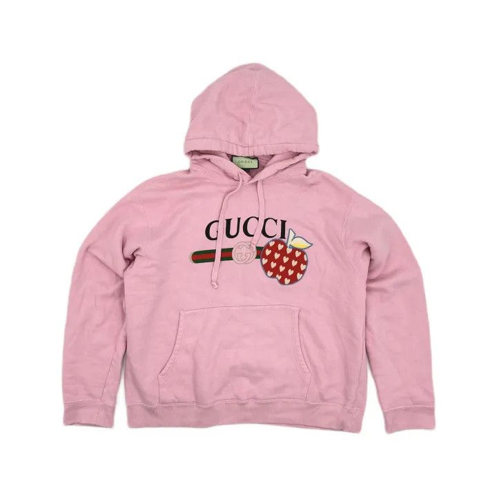 Gucci Gucci Pink Graphic Long Sleeve Hoodie Size US L / EU 52-54 / 3 - 2 Thumbnail