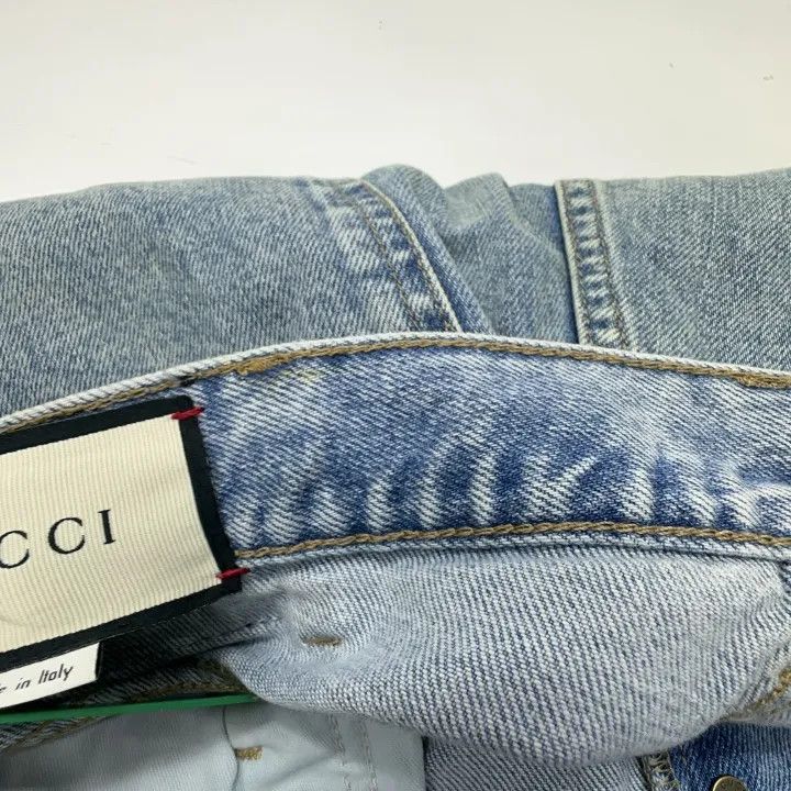 Gucci Gucci Light Blue Tapered Denim Pants for Men Size US 30 / EU 46 - 6 Thumbnail