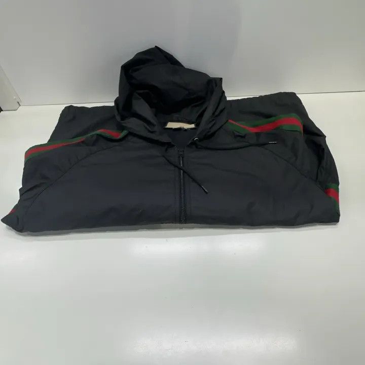 Gucci Gucci Logo Hooded Jacket for Men Size US XS / EU 42 / 0 - 14 Thumbnail