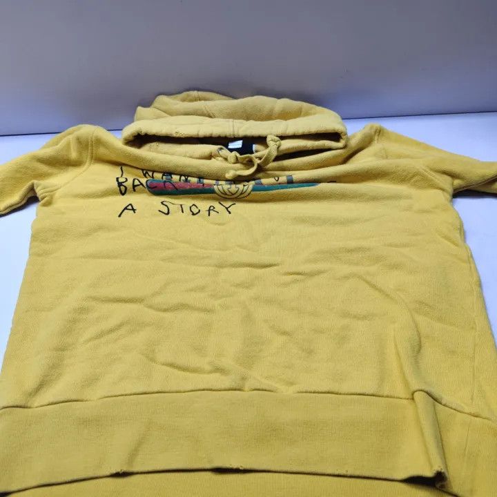 Gucci Gucci Yellow Hooded Sweatshirt with Logo Size US L / EU 52-54 / 3 - 13 Thumbnail