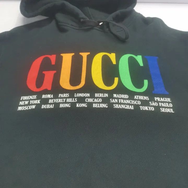 Gucci Gucci Color Logo Hoodie for Men Size US XS / EU 42 / 0 - 8 Thumbnail