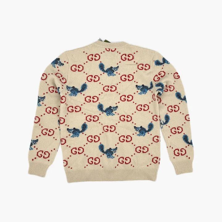 Gucci Gucci x Freya Hartas Animal Pattern Sweater Size US S / EU 44-46 / 1 - 3 Thumbnail