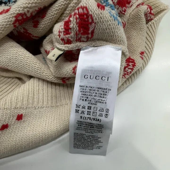 Gucci Gucci x Freya Hartas Animal Pattern Sweater Size US S / EU 44-46 / 1 - 5 Thumbnail