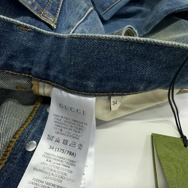 Gucci Gucci Blue Straight Leg Casual Jeans Size US 34 / EU 50 - 5 Thumbnail