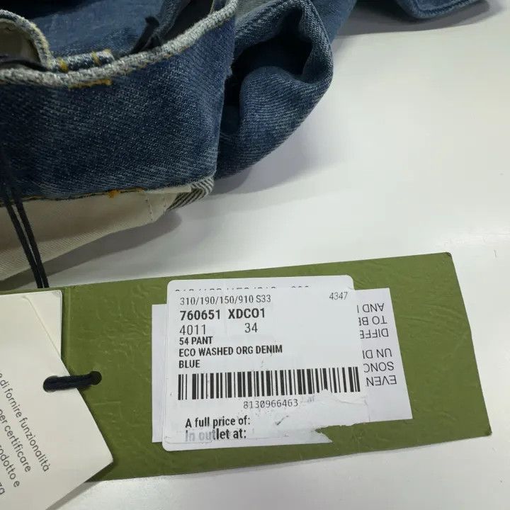 Gucci Gucci Blue Straight Leg Casual Jeans Size US 34 / EU 50 - 6 Thumbnail