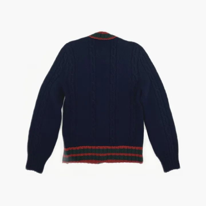 Gucci Gucci Knitted Cardigan in Deep Blue Size US M / EU 48-50 / 2 - 3 Thumbnail