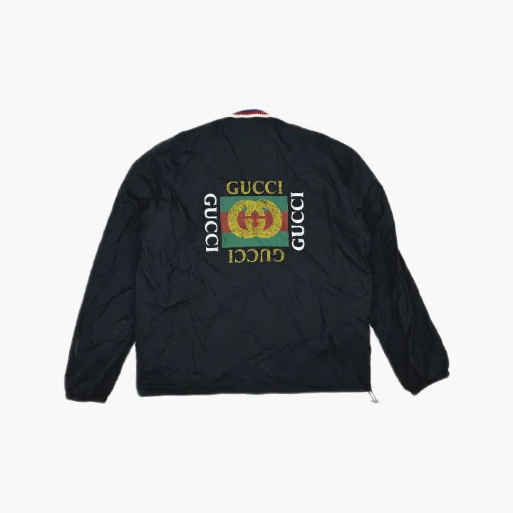 Gucci Gucci Logo Long Sleeve Jacket Size US XXL / EU 58 / 5 - 3 Thumbnail