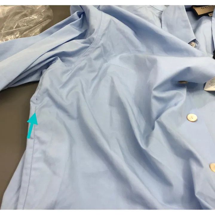 Gucci Gucci Light Blue Long Sleeve Shirt Size US M / EU 48-50 / 2 - 5 Thumbnail