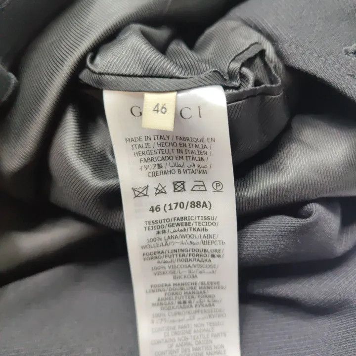 Gucci Gucci Love Parade Double-Breasted Black Wool Jacket Size US M / EU 48-50 / 2 - 4 Thumbnail