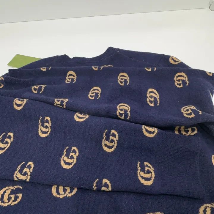 Gucci Gucci SS21 Wool Logo Knit Sweater Size US L / EU 52-54 / 3 - 13 Thumbnail