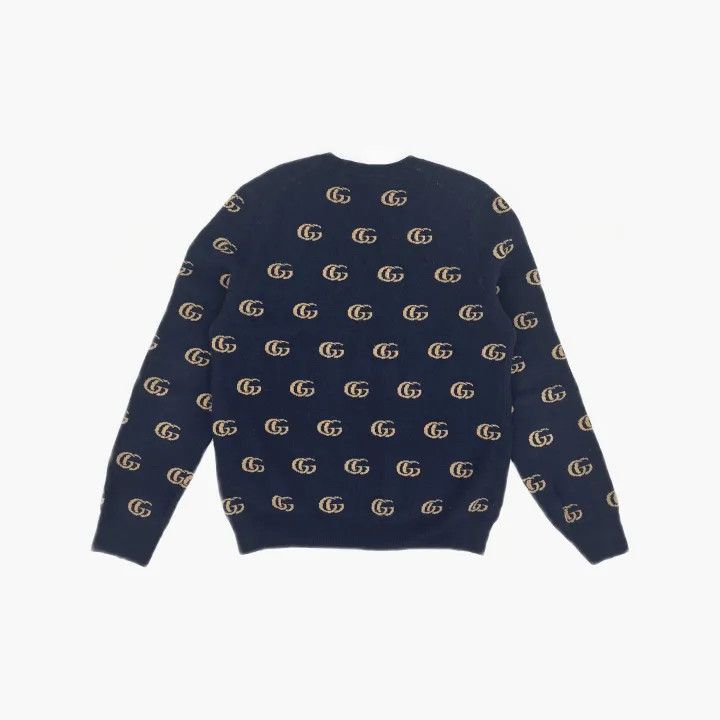 Gucci Gucci SS21 Wool Logo Knit Sweater Size US L / EU 52-54 / 3 - 3 Thumbnail