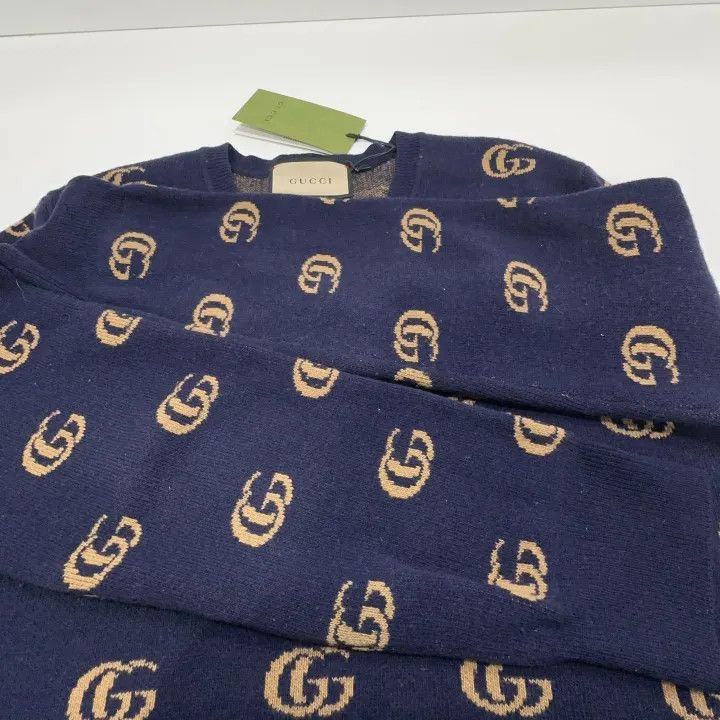 Gucci Gucci SS21 Wool Logo Knit Sweater Size US L / EU 52-54 / 3 - 10 Thumbnail