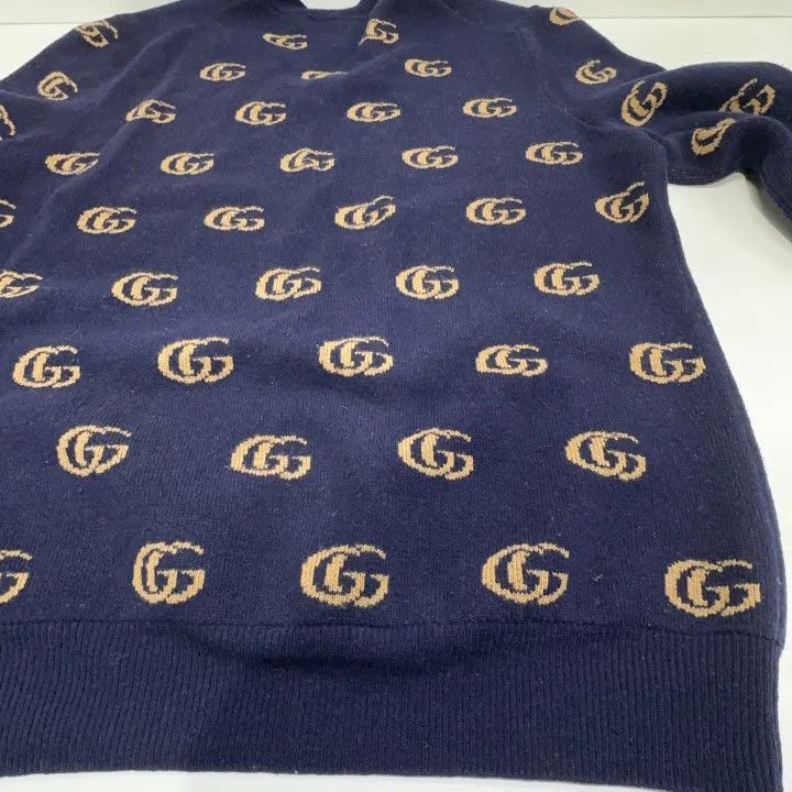 Gucci Gucci SS21 Wool Logo Knit Sweater Size US L / EU 52-54 / 3 - 14 Thumbnail