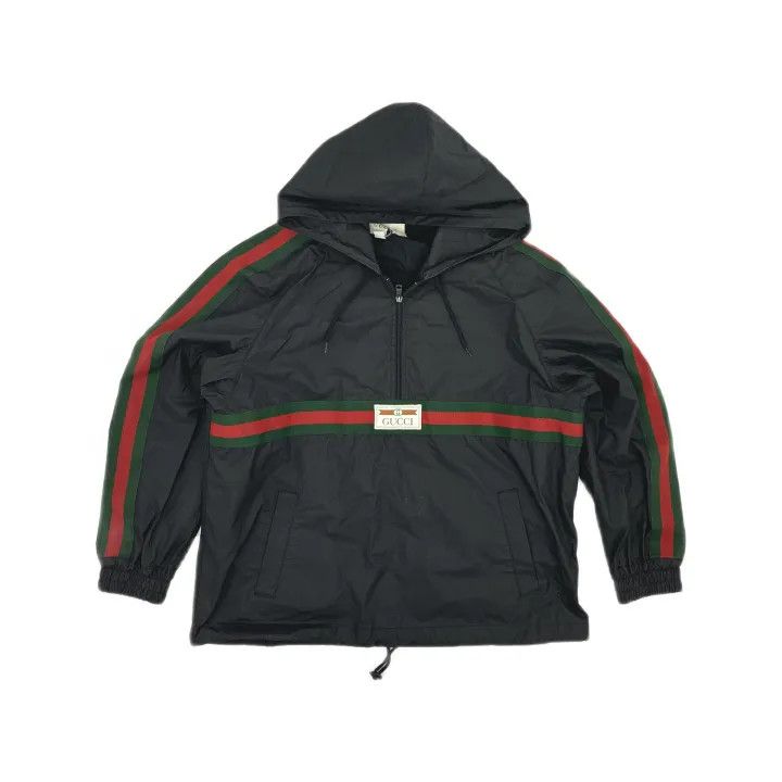 Gucci Gucci Logo Hooded Jacket for Men Size US M / EU 48-50 / 2 - 2 Thumbnail