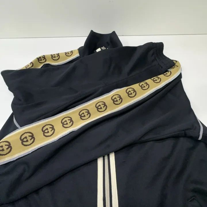 Gucci Gucci Logo Stripe Long Sleeve Jacket Size US L / EU 52-54 / 3 - 9 Thumbnail