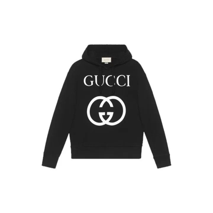 Gucci Gucci Logo Print Hoodie for Men Size US XL / EU 56 / 4 - 2 Thumbnail