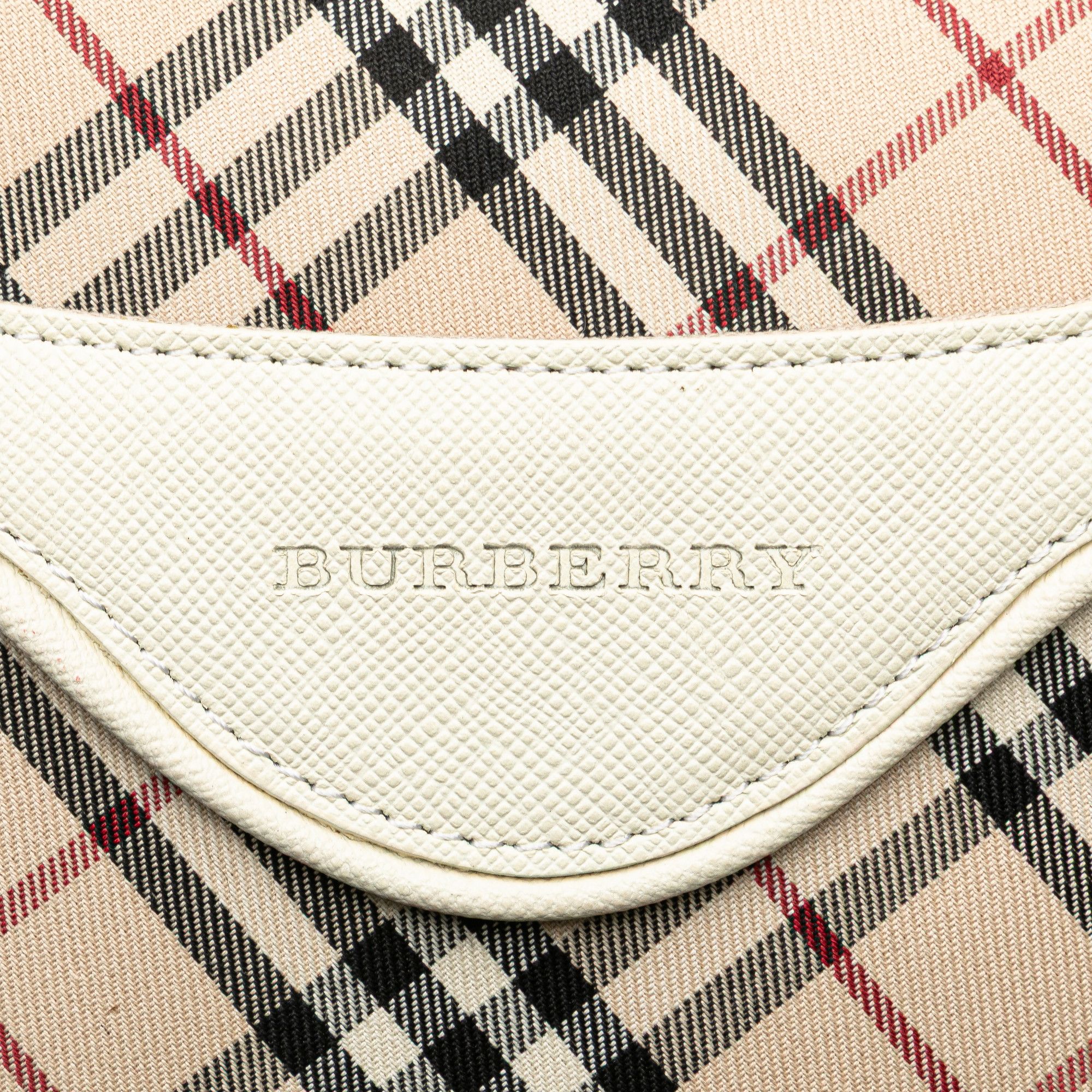Burberry Burberry Nova Check Canvas Crossbody Size ONE SIZE - 6 Thumbnail