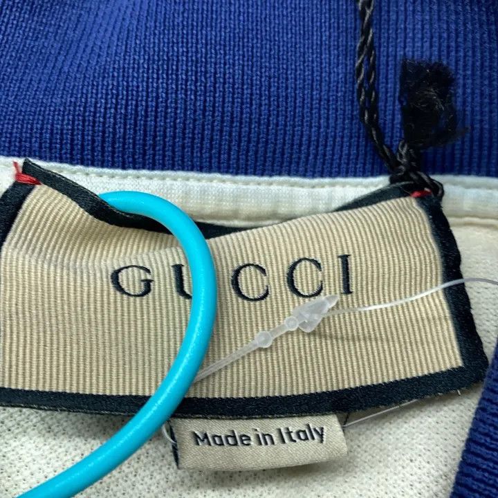 Gucci Gucci Logo Pattern Short Sleeve Polo Shirt Size US XL / EU 56 / 4 - 5 Thumbnail