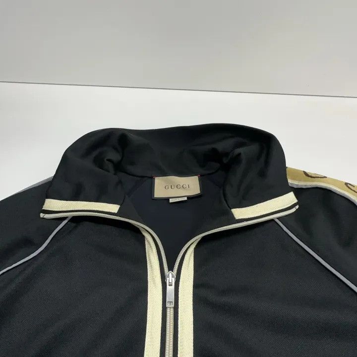 Gucci Gucci Logo Stripe Casual Long Sleeve Jacket Size US L / EU 52-54 / 3 - 7 Thumbnail