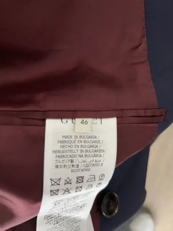 Gucci Gucci Double Breasted V-Neck Long Sleeve Blazer Size US M / EU 48-50 / 2 - 8 Thumbnail