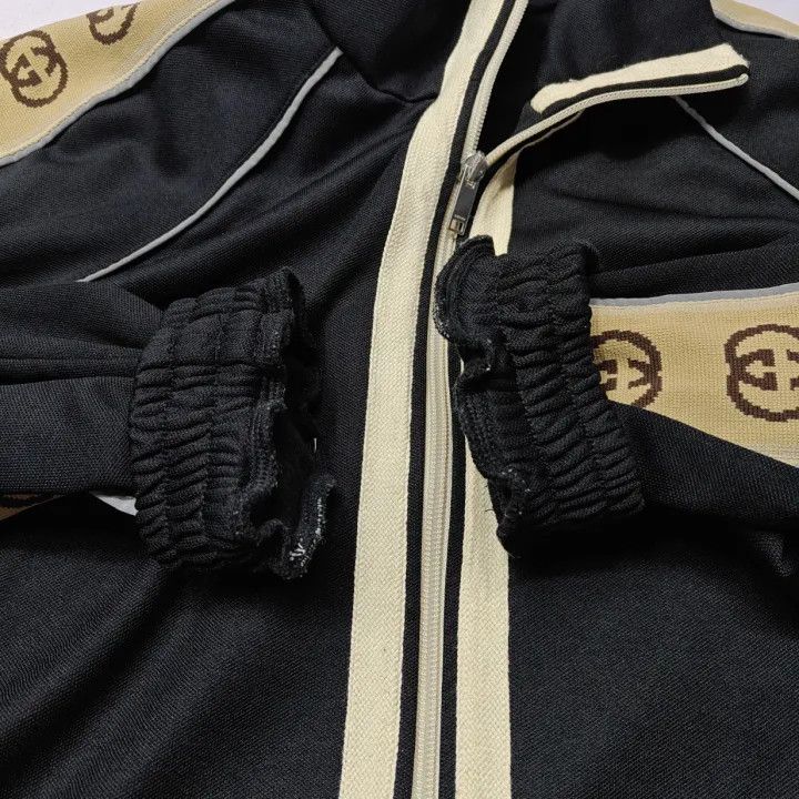 Gucci GUCCI Logo Stripe Casual Jacket for Men Size US L / EU 52-54 / 3 - 10 Thumbnail