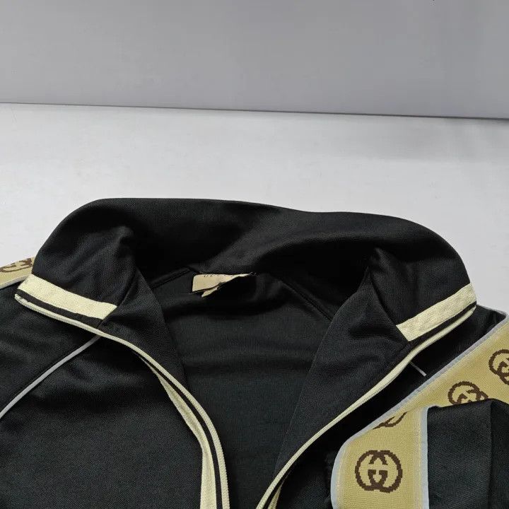 Gucci GUCCI Logo Stripe Casual Jacket for Men Size US L / EU 52-54 / 3 - 7 Thumbnail