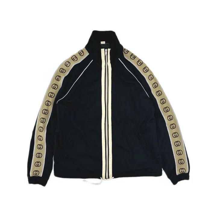 Gucci GUCCI Logo Stripe Casual Jacket for Men Size US L / EU 52-54 / 3 - 2 Thumbnail