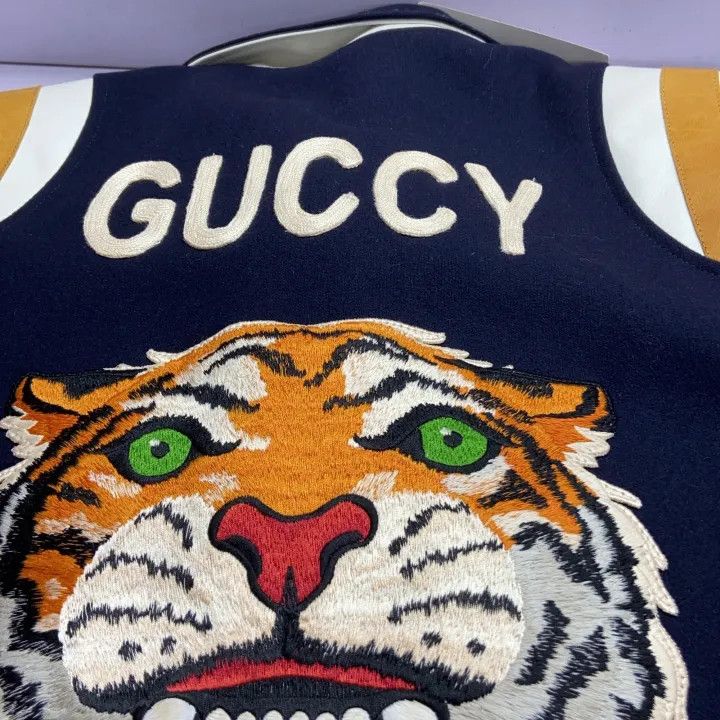 Gucci Gucci Heavy Embroidery Jacket with Leather Size US M / EU 48-50 / 2 - 9 Thumbnail