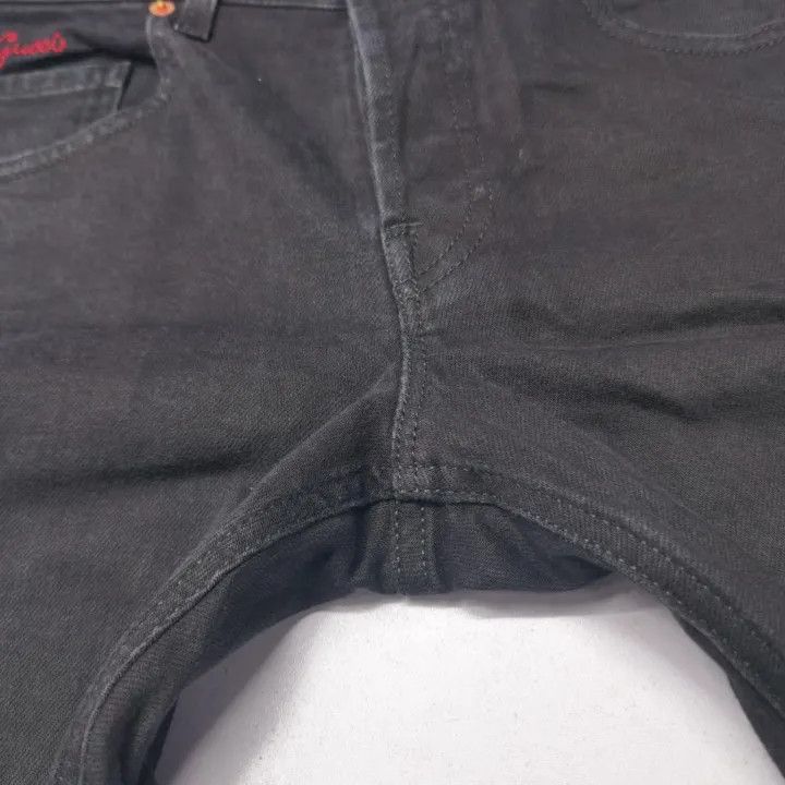 Gucci Gucci Black Straight Cut Denim Pants Size US 31 - 6 Thumbnail