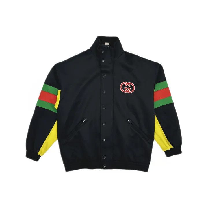 Gucci Gucci Logo Print Stripe Jacket for Men Size US XS / EU 42 / 0 - 2 Thumbnail