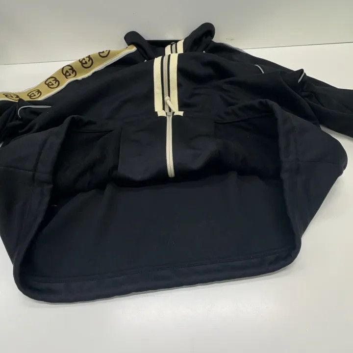 Gucci Gucci Black Logo Stripe Long Sleeve Jacket Size US M / EU 48-50 / 2 - 10 Thumbnail