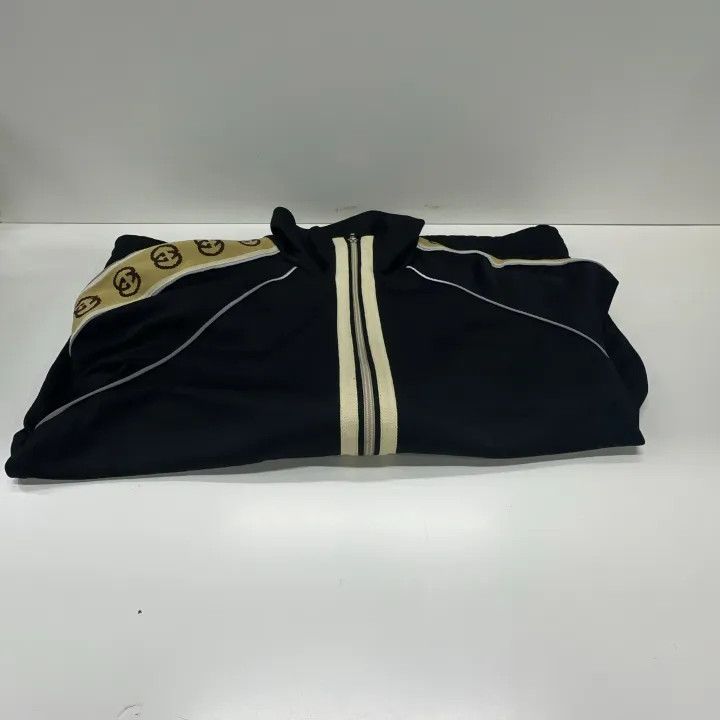Gucci Gucci Black Logo Stripe Long Sleeve Jacket Size US M / EU 48-50 / 2 - 13 Thumbnail