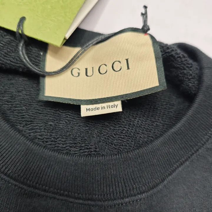 Gucci Gucci Black Long Sleeve Rainbow Sweatshirt Size US S / EU 44-46 / 1 - 4 Thumbnail