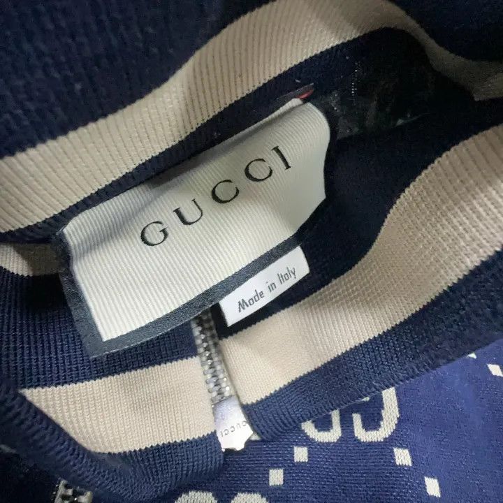 Gucci Gucci Classic GG Pattern Zip Jacket for Men Size US S / EU 44-46 / 1 - 4 Thumbnail