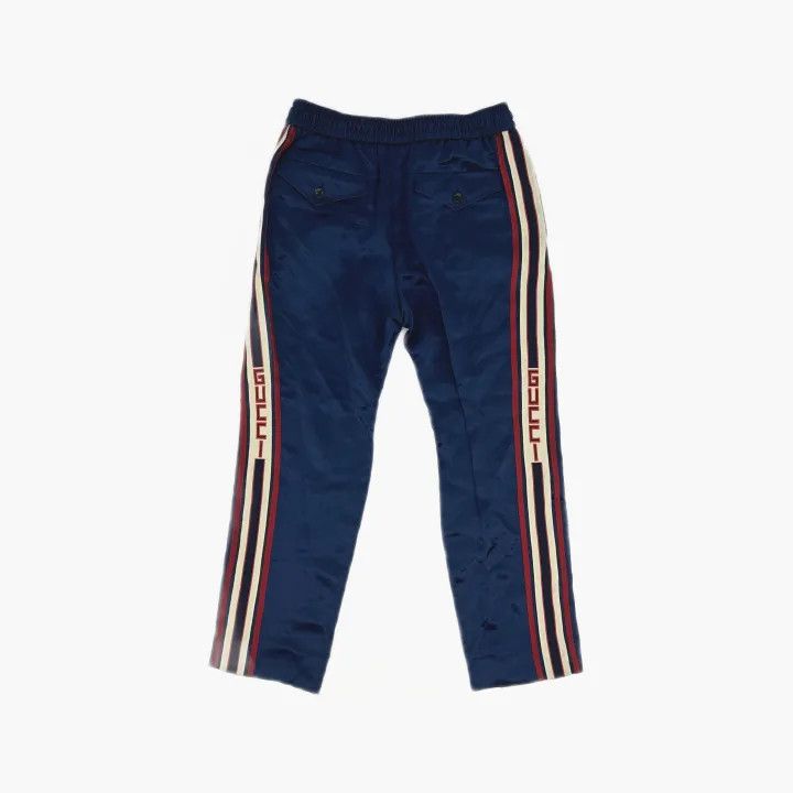 Gucci Gucci Blue Casual Pants with Side Stripes Size US 44 / EU 60 - 3 Thumbnail