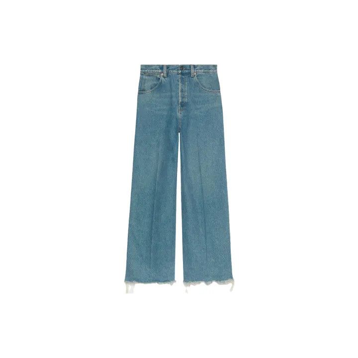 Gucci Gucci SS24 Washed Blue Straight Denim Pants Size US 36 / EU 52 - 2 Thumbnail