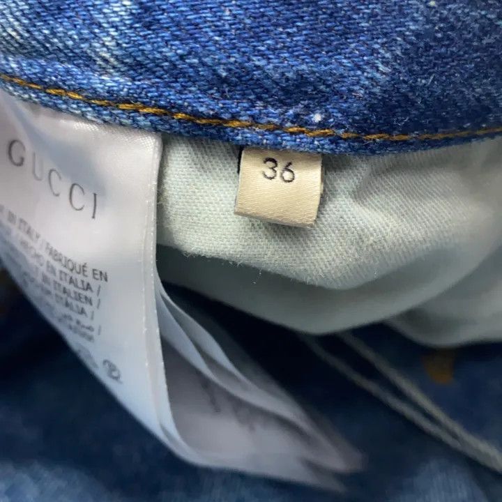 Gucci Gucci SS24 Washed Blue Straight Denim Pants Size US 36 / EU 52 - 4 Thumbnail