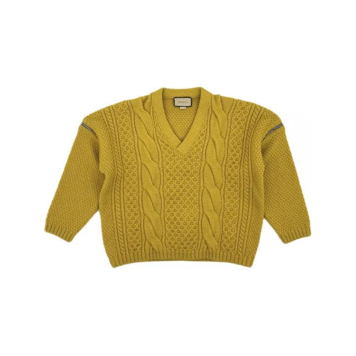 Gucci Gucci Detachable Long Sleeve Knitted Sweater Size US L / EU 52-54 / 3 - 2 Thumbnail