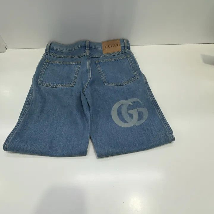 Gucci Gucci Blue Logo Mid-Rise Fitted Jeans Size US 30 / EU 46 - 11 Thumbnail