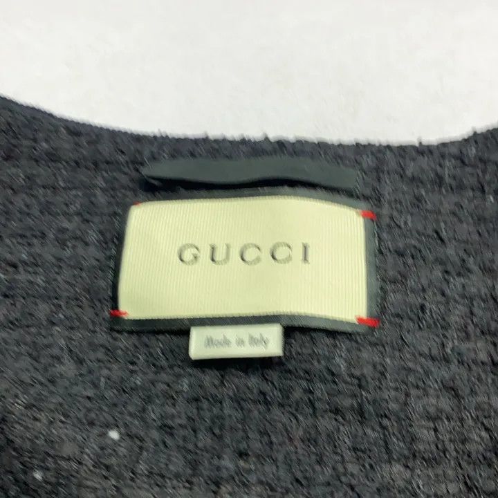 Gucci Gucci Black V-Neck Cardigan with Color Blocking Size US L / EU 52-54 / 3 - 4 Thumbnail